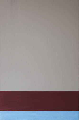 Schilderij nummer 2 uit 2023, abstract werk in olieverf door Paul Vos de Wael