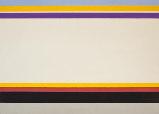 Schilderij nummer 5 uit 2023, abstract werk in olieverf door Paul Vos de Wael