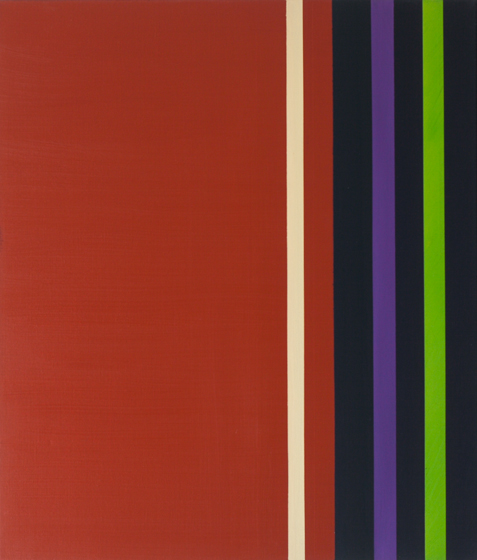 Schilderij nummer 4 uit 2025, abstract werk in olieverf door Paul Vos de Wael